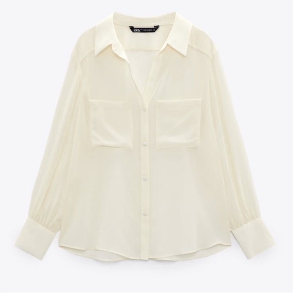 Zara Cream Top